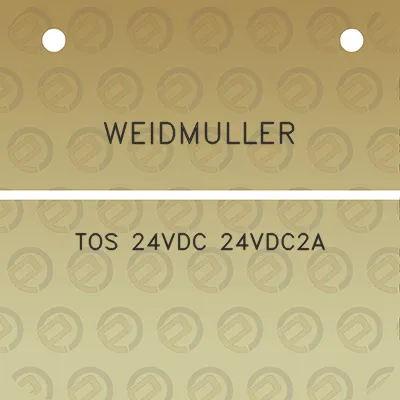 weidmuller-tos-24vdc-24vdc2a