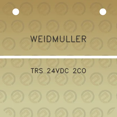 weidmuller-trs-24vdc-2co