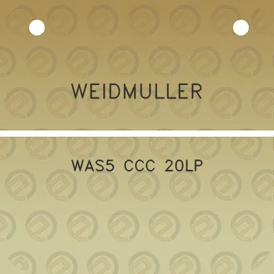 weidmuller-was5-ccc-20lp