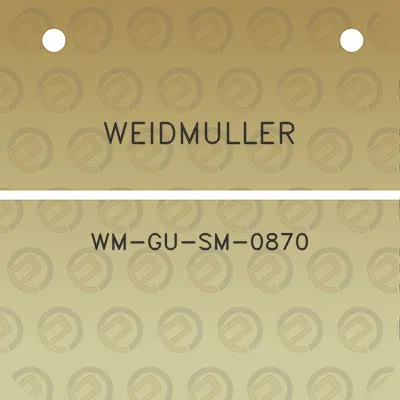 weidmuller-wm-gu-sm-0870