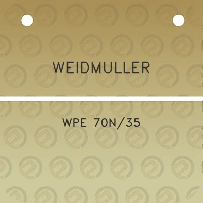 weidmuller-wpe-70n35