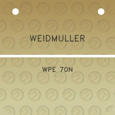 weidmuller-wpe-70n