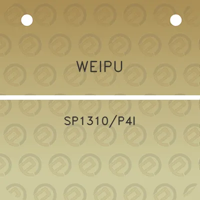 weipu-sp1310p4i