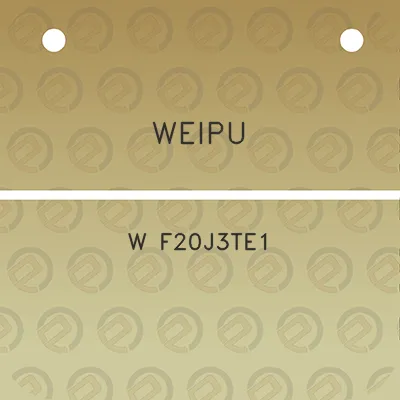 weipu-w-f20j3te1