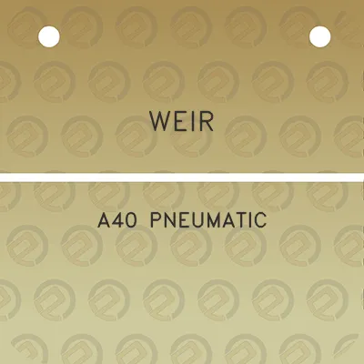 weir-a40-pneumatic