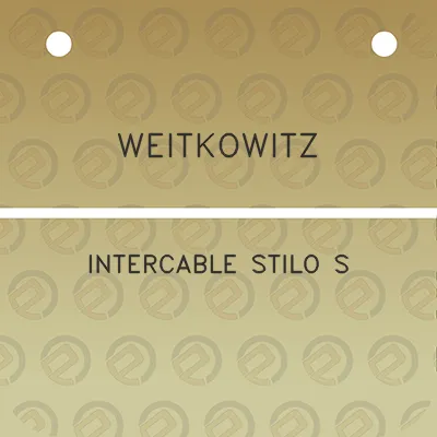 weitkowitz-intercable-stilo-s