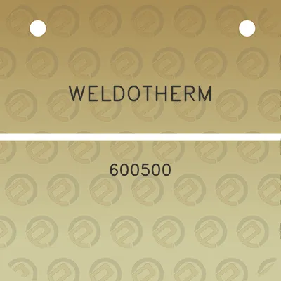 weldotherm-600500