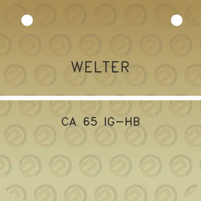 welter-ca-65-ig-hb