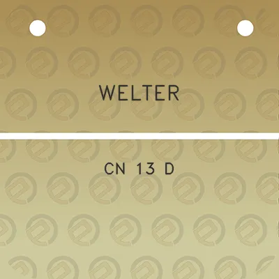 welter-cn-13-d