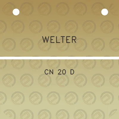 welter-cn-20-d