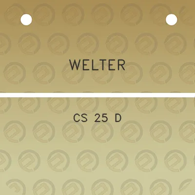 welter-cs-25-d