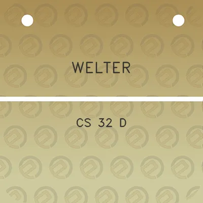 welter-cs-32-d