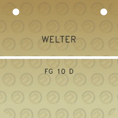 welter-fg-10-d