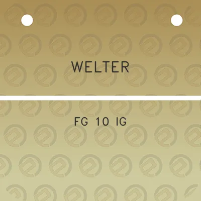 welter-fg-10-ig