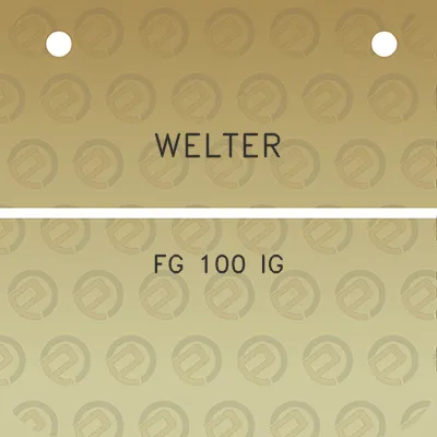 welter-fg-100-ig