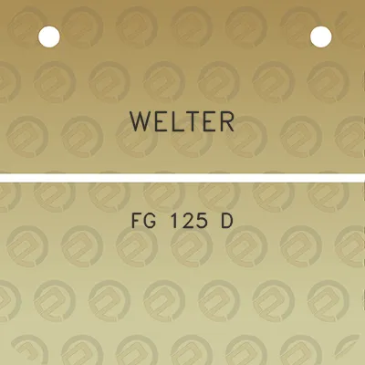 welter-fg-125-d