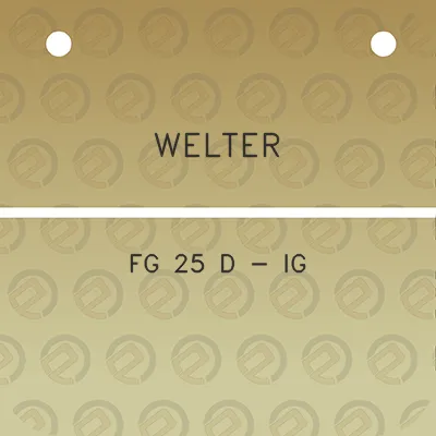 welter-fg-25-d-ig