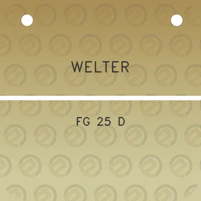 welter-fg-25-d