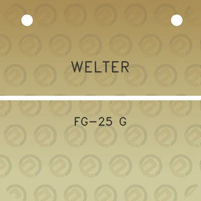 welter-fg-25-g