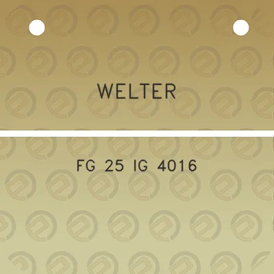 welter-fg-25-ig-4016