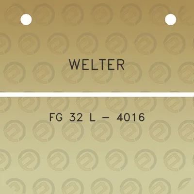 welter-fg-32-l-4016