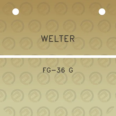 welter-fg-36-g