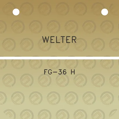 welter-fg-36-h