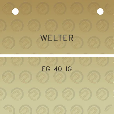 welter-fg-40-ig