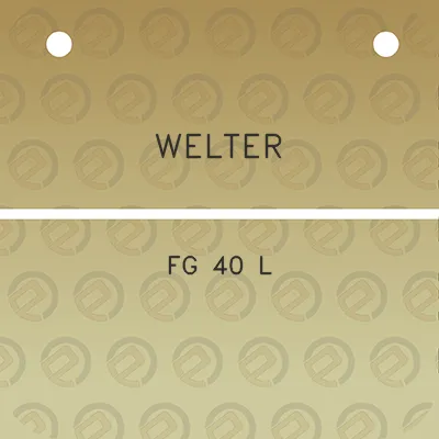 welter-fg-40-l