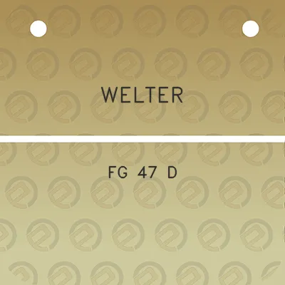 welter-fg-47-d