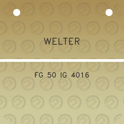 welter-fg-50-ig-4016