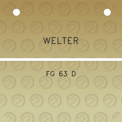 welter-fg-63-d