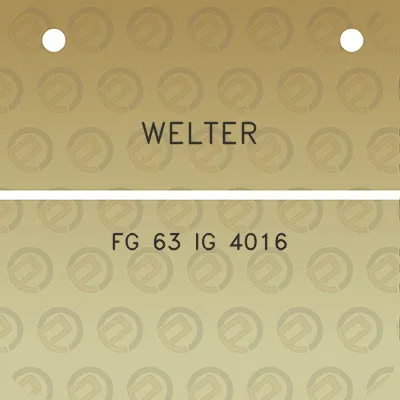 welter-fg-63-ig-4016