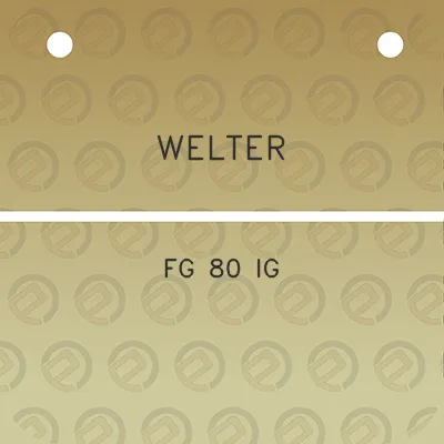 welter-fg-80-ig