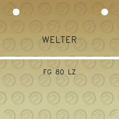 welter-fg-80-lz