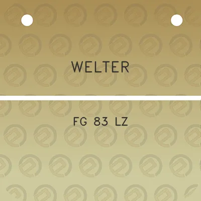 welter-fg-83-lz