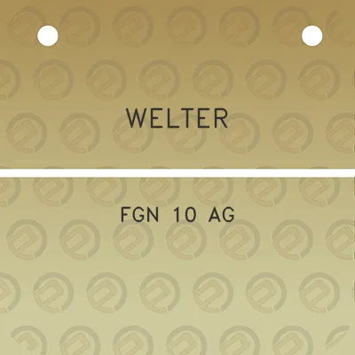 welter-fgn-10-ag