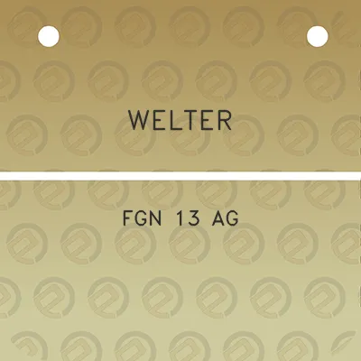 welter-fgn-13-ag