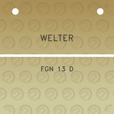 welter-fgn-13-d