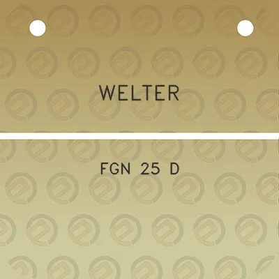 welter-fgn-25-d