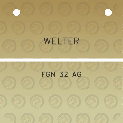 welter-fgn-32-ag