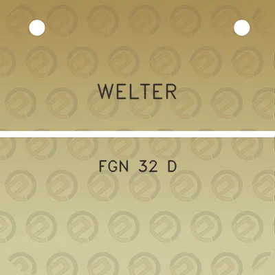 welter-fgn-32-d