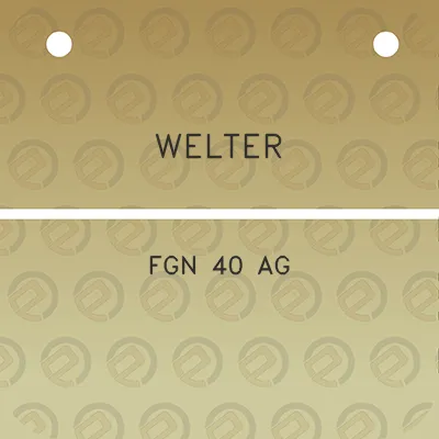 welter-fgn-40-ag