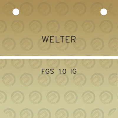 welter-fgs-10-ig