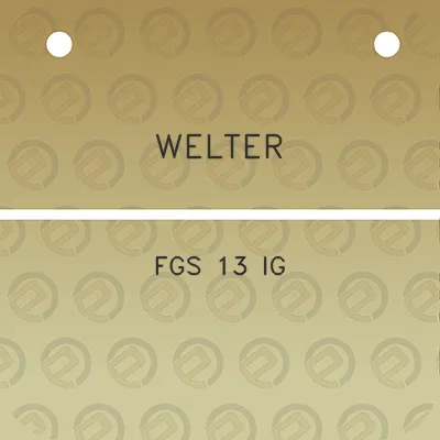 welter-fgs-13-ig