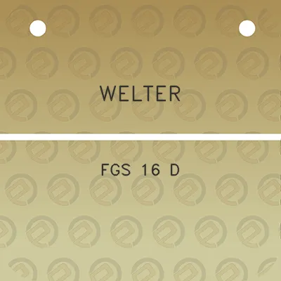 welter-fgs-16-d