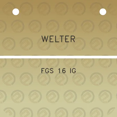 welter-fgs-16-ig