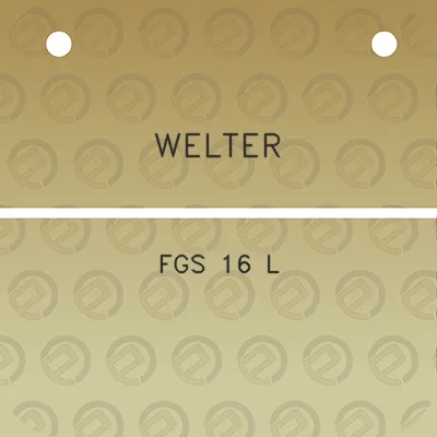 welter-fgs-16-l