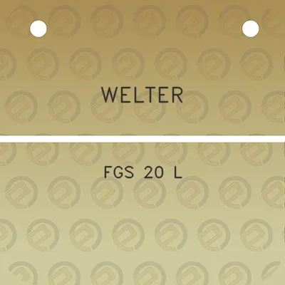 welter-fgs-20-l