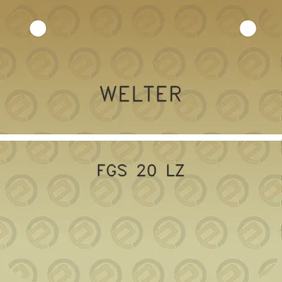 welter-fgs-20-lz